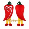 Red Chili Pepper Mascot Costume Red Chili Pepper Mascot Costume