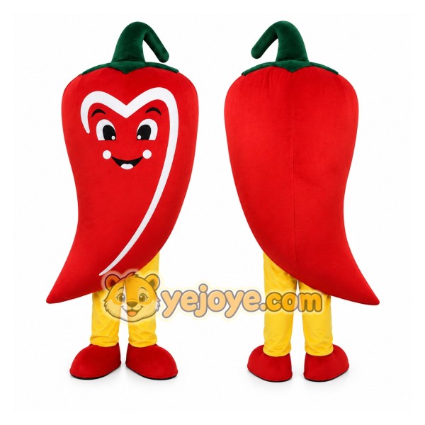 Red Chili Pepper Mascot Costume