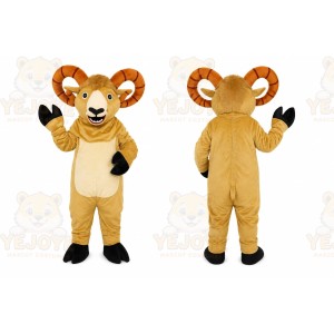 Tan Goat Mascot Costume