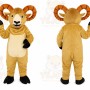 Tan Goat Mascot Costume