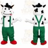 Cow Green Pants Mascot Costume