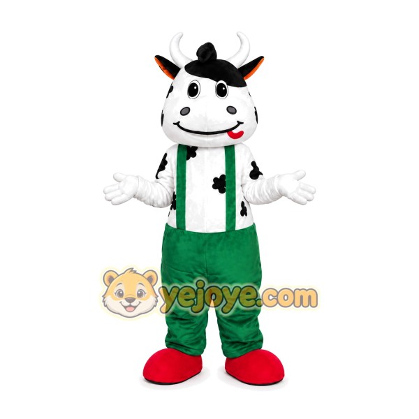 Cow Green Pants Mascot Costume Cow Green Pants Mascot Costume