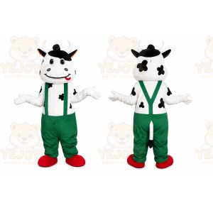 Cow Green Pants Mascot Costume