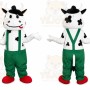 Cow Green Pants Mascot Costume