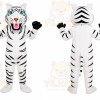 White Tiger Mascot Costume