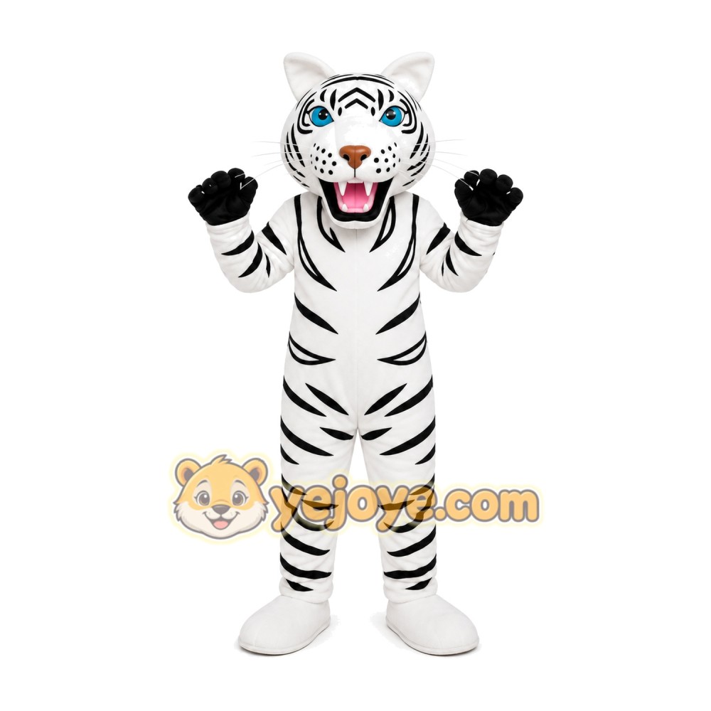 White Tiger Mascot Costume White Tiger Mascot Costume