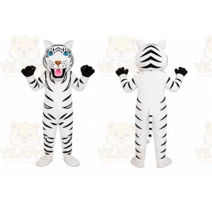 White Tiger Mascot Costume