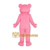 Pink Bear Bow Tie Mascot Costume Pink Bear Bow Tie Mascot Costume