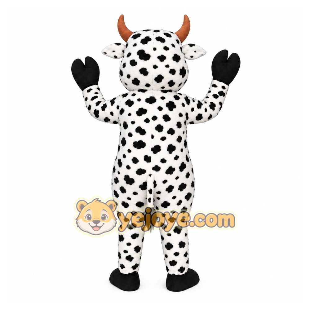 Spotted Cow Mascot Costume Spotted Cow Mascot Costume