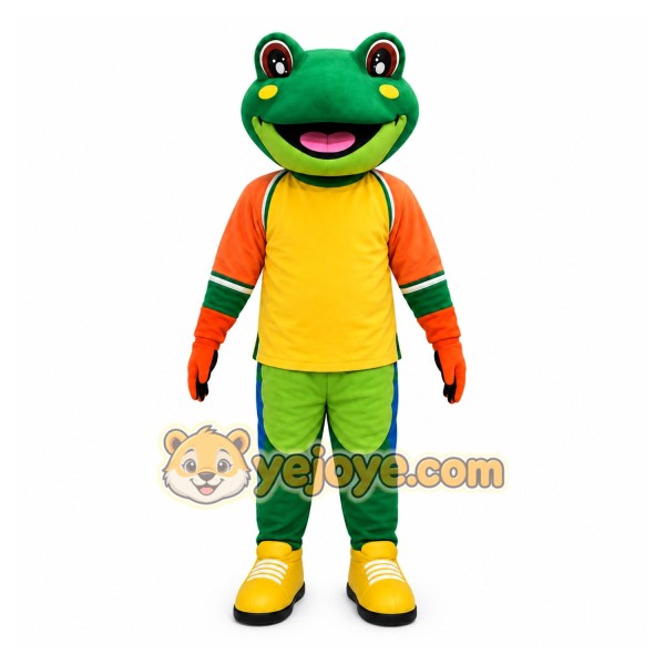 Green Frog Mascot Costume