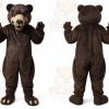 Dark Brown Bear Mascot Costume