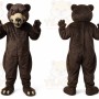 Dark Brown Bear Mascot Costume