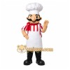 Striped Chef Mascot Costume Striped Chef Mascot Costume