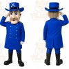 Blue Police Officer Mascot Costume