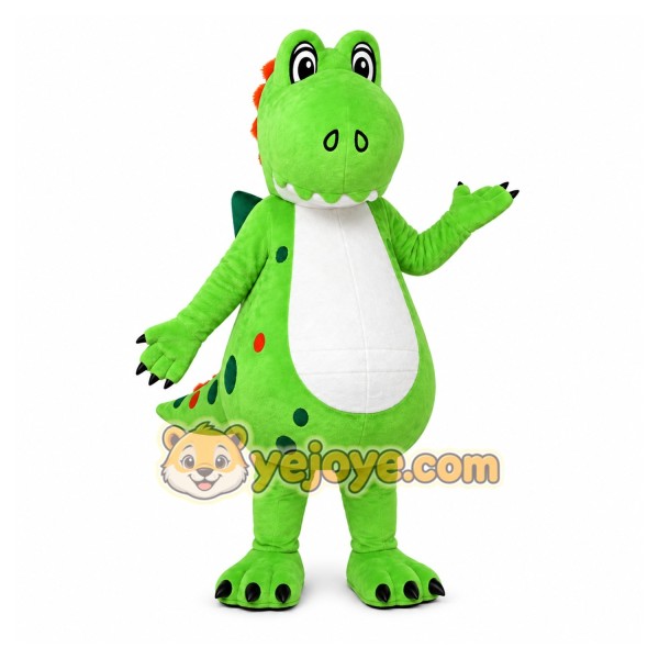 Green Dragon Mascot Costume