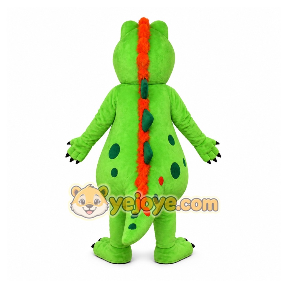 Green Dragon Mascot Costume