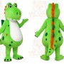 Green Dragon Mascot Costume
