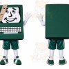 Green Computer Mascot Costume
