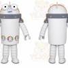 Silver Robot Mascot Costume