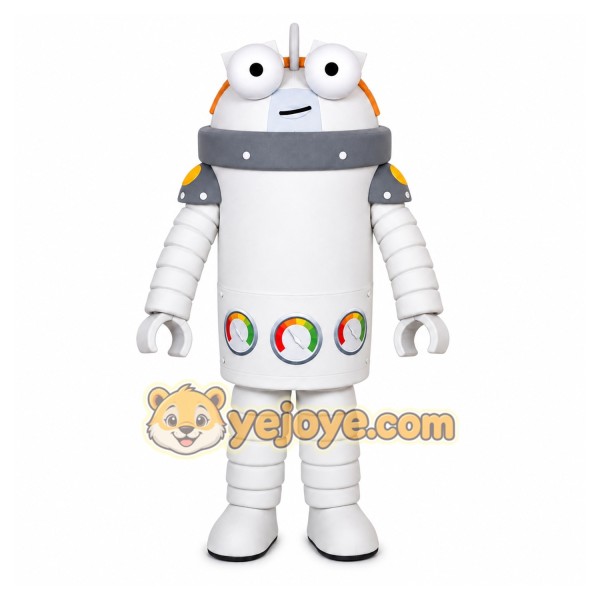Silver Robot Mascot Costume