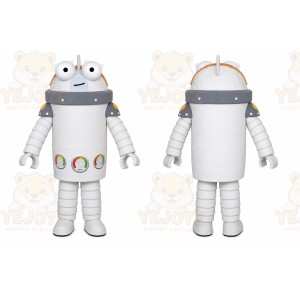 Silver Robot Mascot Costume