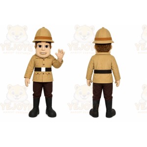 Explorer Man Mascot Costume