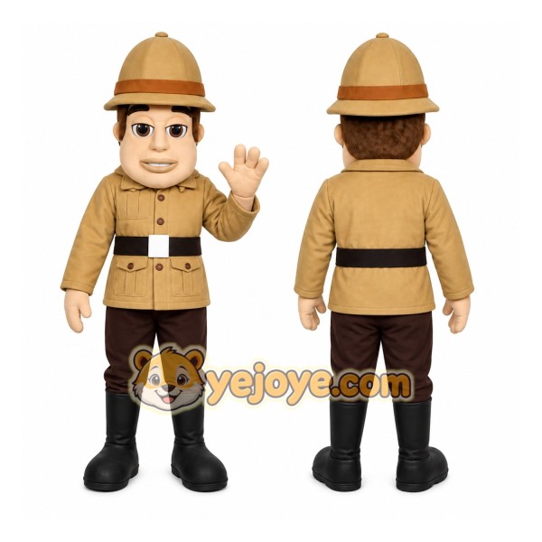 Explorer Man Mascot Costume