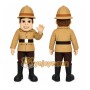 Explorer Man Mascot Costume