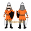 Orange Knight Mascot Costume