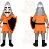 Orange Knight Mascot Costume