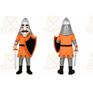 Orange Knight Mascot Costume