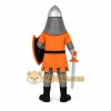 Orange Knight Mascot Costume