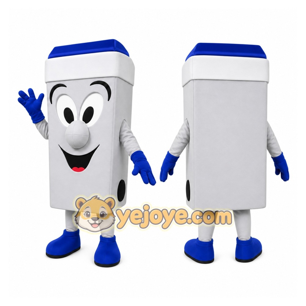 White Appliance Character Mascot Costume White Appliance Character Mascot Costume