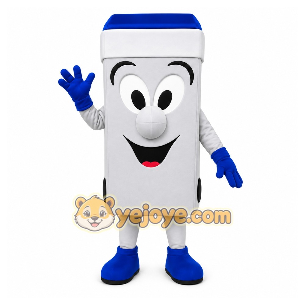 White Appliance Character Mascot Costume White Appliance Character Mascot Costume