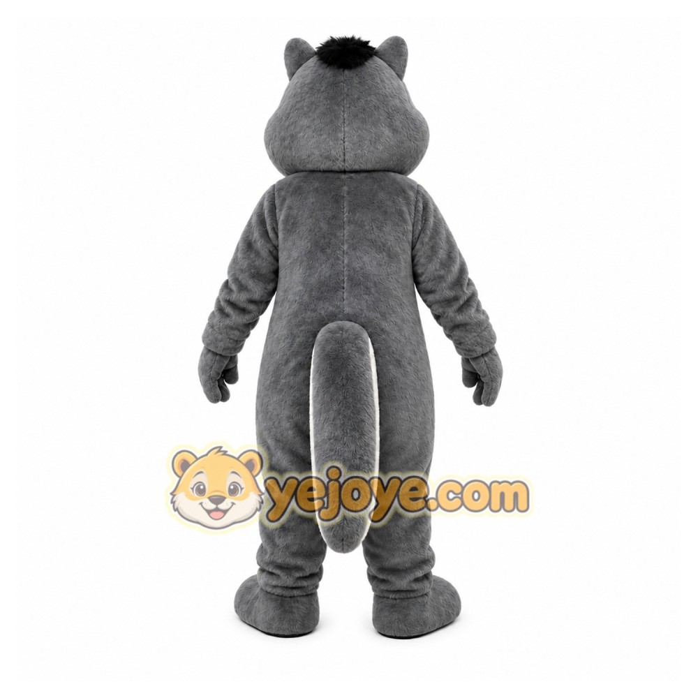 Gray Squirrel Mascot Costume