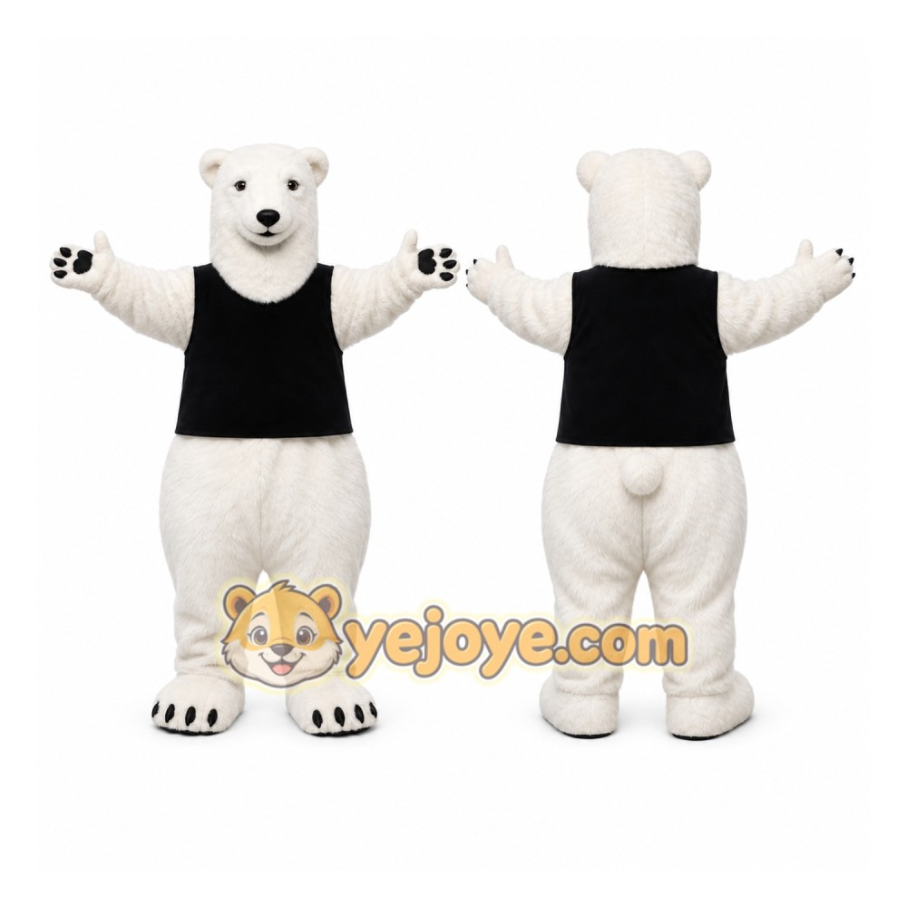 Polar Bear Mascot Costume Polar Bear Mascot Costume