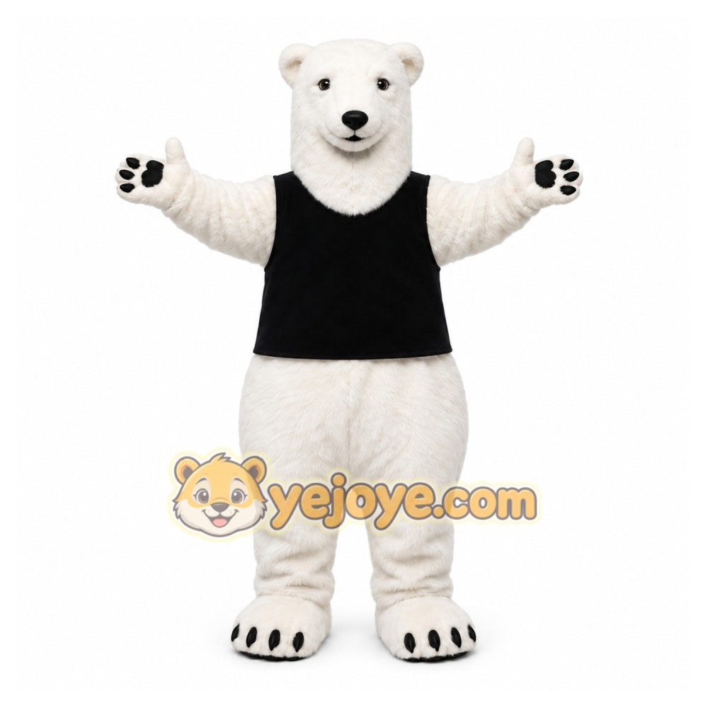 Polar Bear Mascot Costume Polar Bear Mascot Costume
