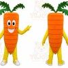 Smiling Carrot Mascot Costume