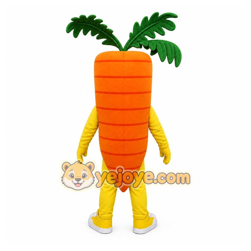 Smiling Carrot Mascot Costume Smiling Carrot Mascot Costume