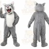 Gray Wolf Mascot Costume
