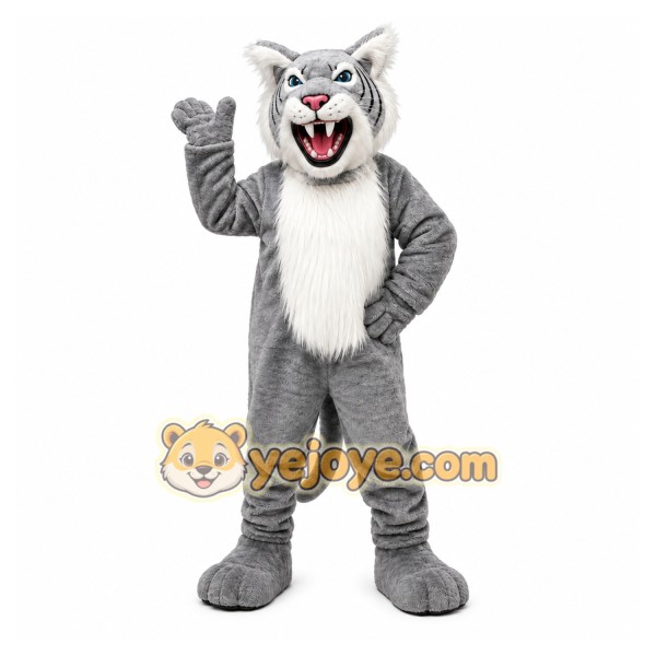 Gray Wolf Mascot Costume Gray Wolf Mascot Costume