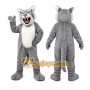 Gray Wolf Mascot Costume