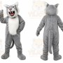 Gray Wolf Mascot Costume
