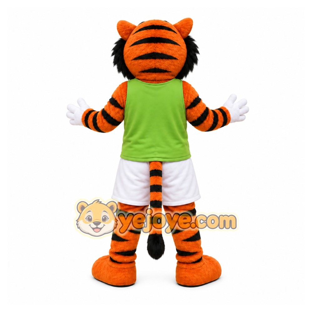 Orange Tiger Mascot Costume Orange Tiger Mascot Costume