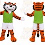 Orange Tiger Mascot Costume