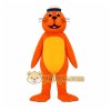 Orange Sea Lion Mascot Costume
