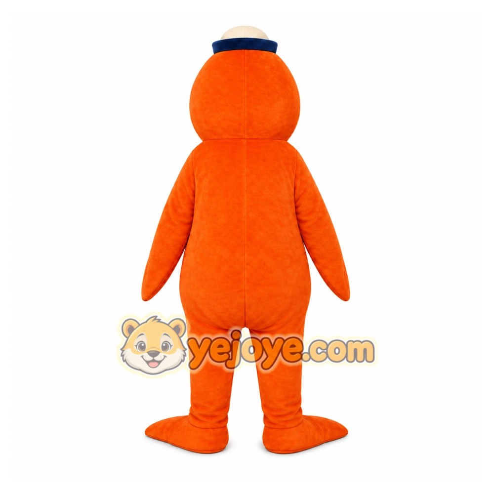 Orange Sea Lion Mascot Costume