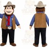 Cowboy Man Mascot Costume