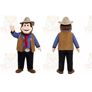 Cowboy Man Mascot Costume