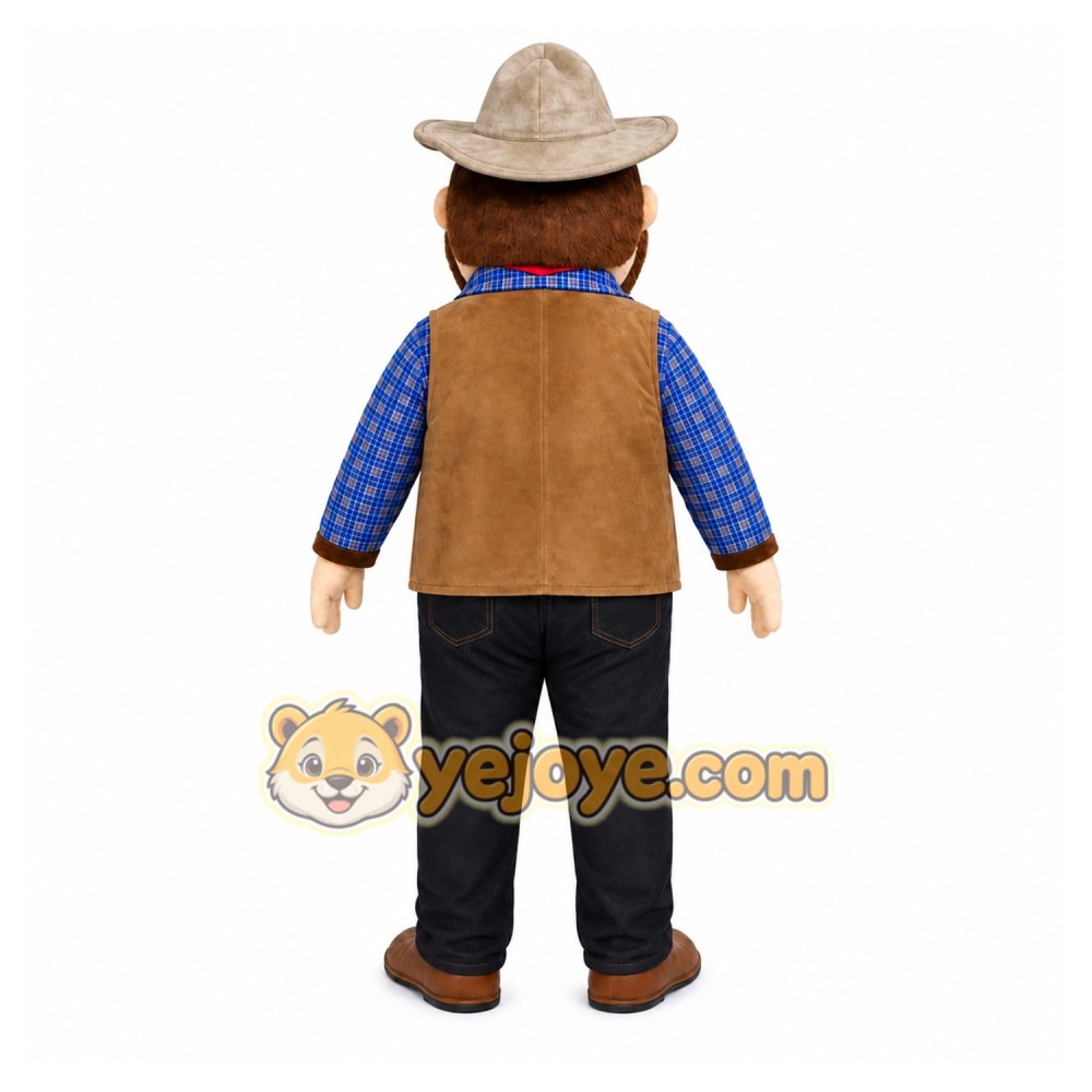 Cowboy Man Mascot Costume